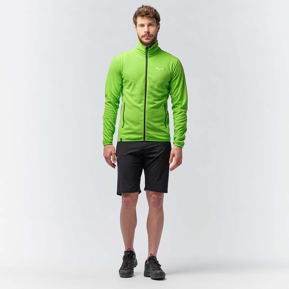 Salewa Plose 5 Polarlite Full-Zip Green Men Tops