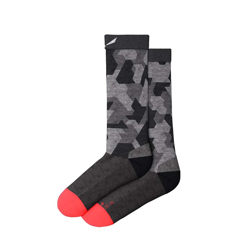 Salewa Pedroc Camo Merino Crew Black Women Socks