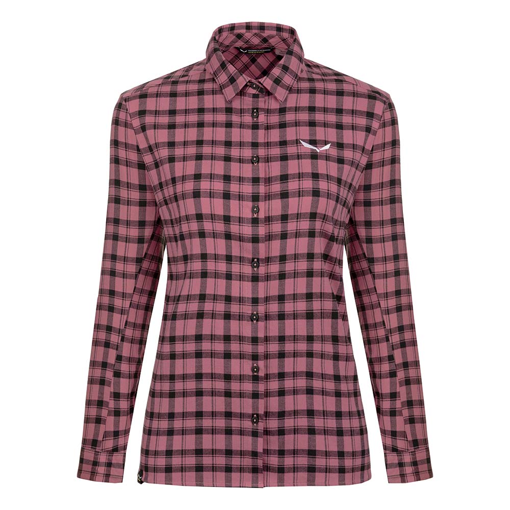 Salewa Fanes Flannel 5 Polarlite Pink/Black Women Shirts