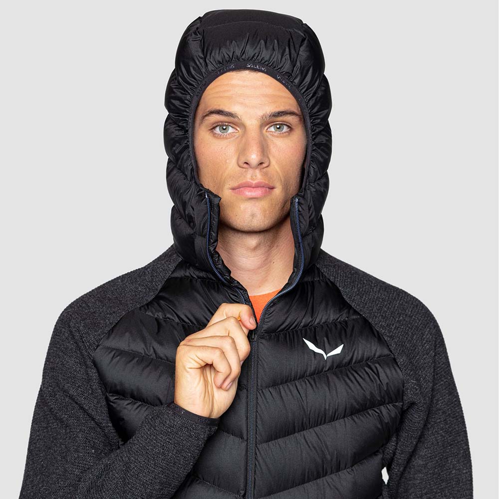 Salewa Fanes Sarner Down Hybrid Black Men Jacket