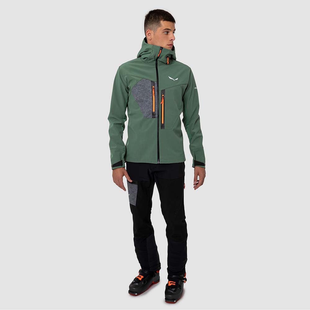 Salewa Comici Stormwall/Durastretch Green Men Jacket