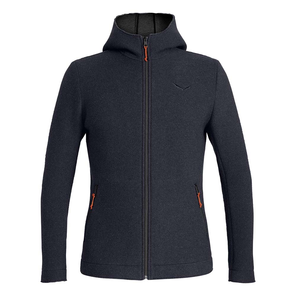 Salewa Sarner Wool Navy Blue Men Hoodies