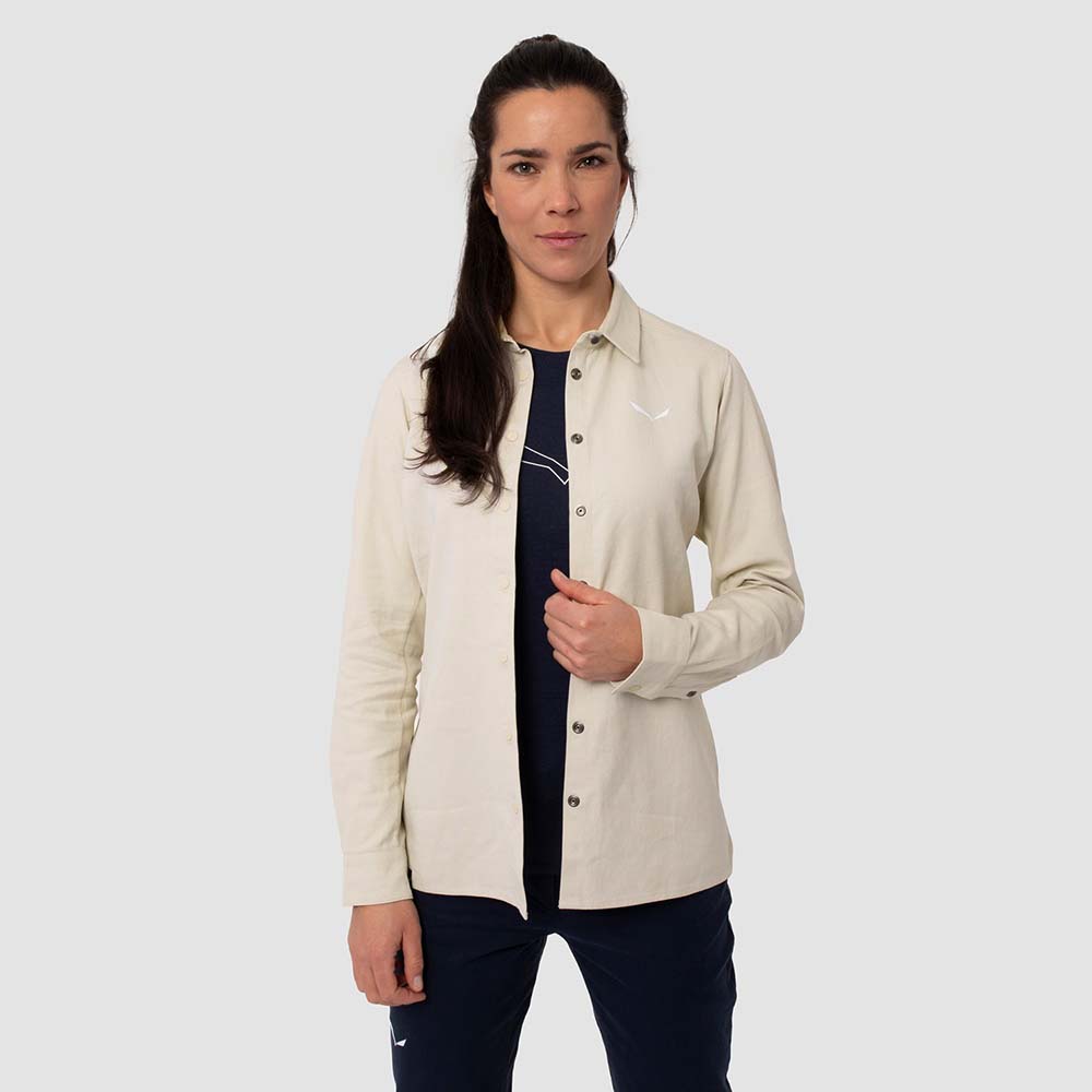 Salewa Fanes Hemp Beige Women Shirts