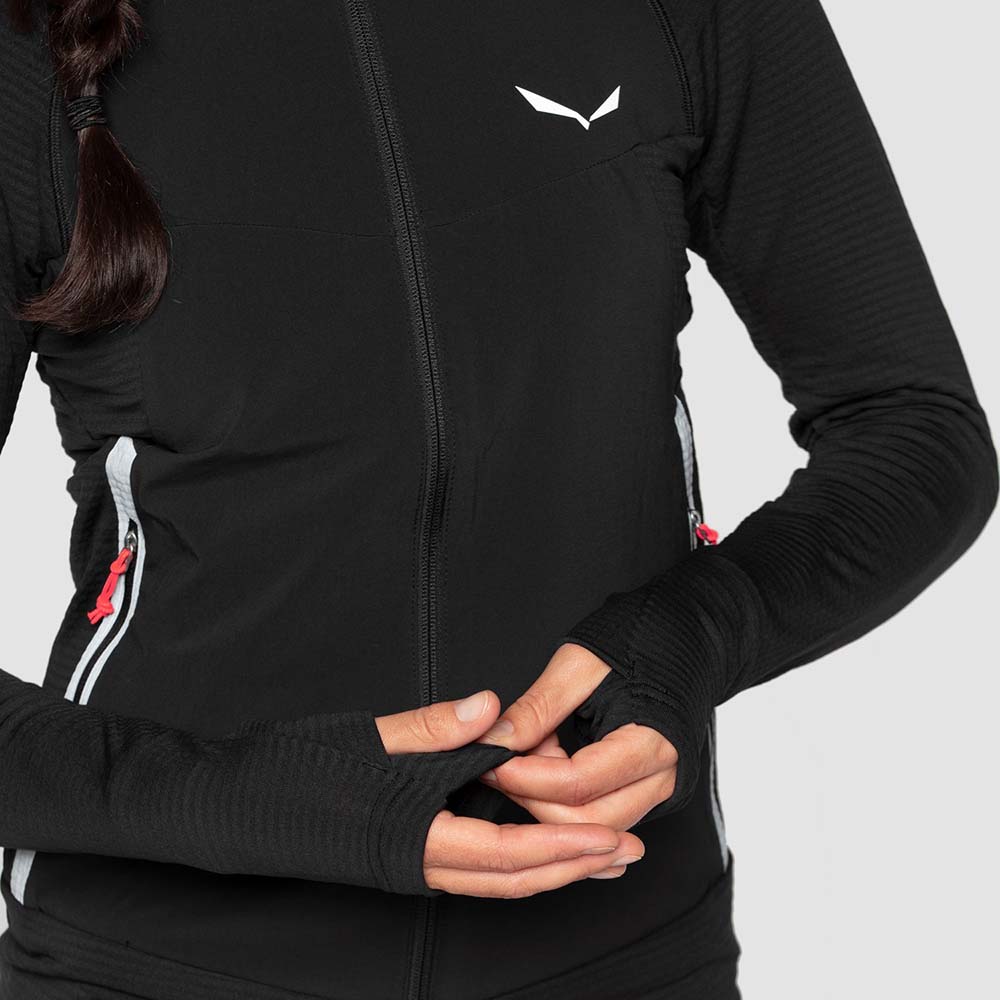 Salewa Rolle Polarlite Responsive Black Women Jacket