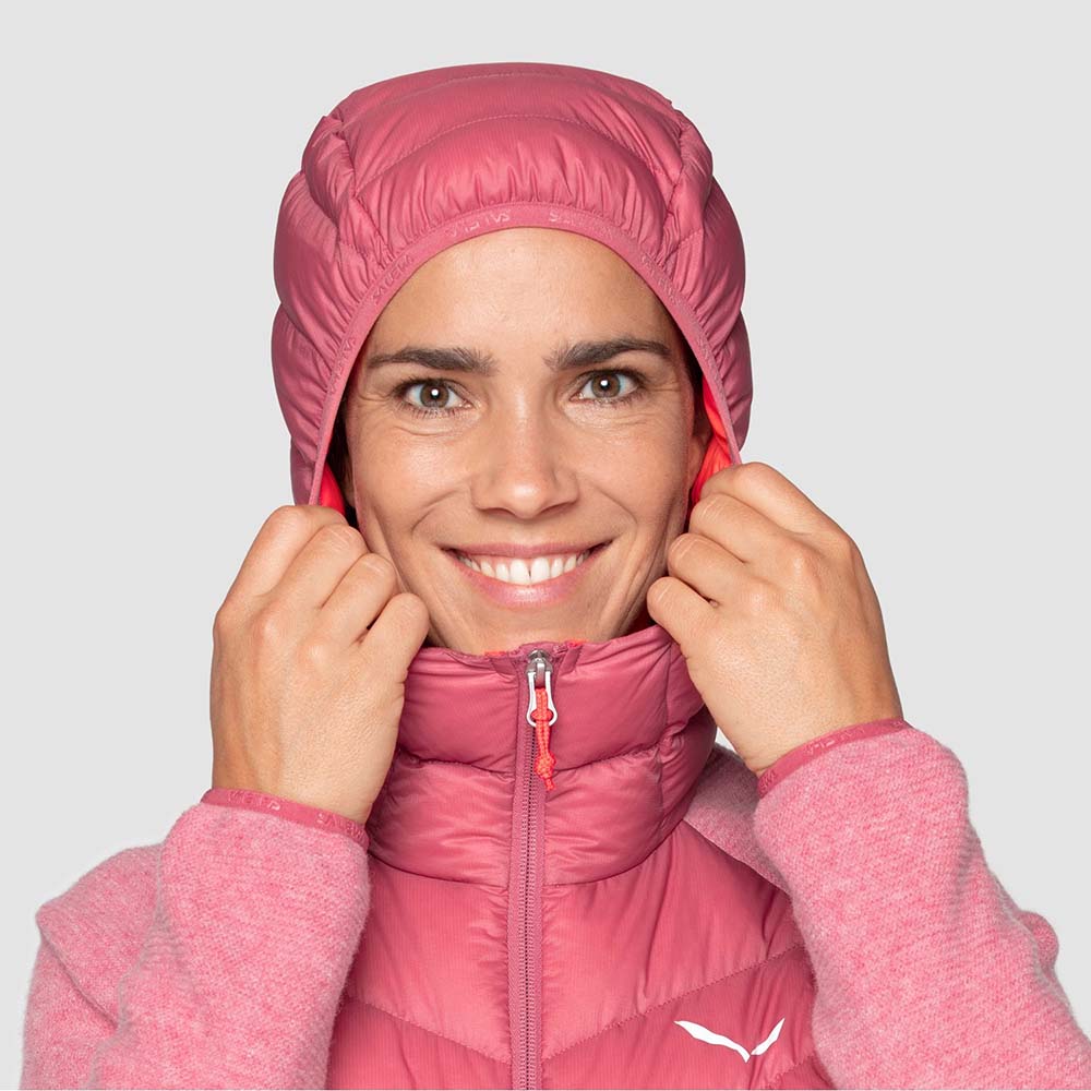 Salewa Fanes Sarner Down Hybrid Pink Women Jacket