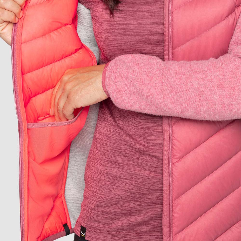 Salewa Fanes Sarner Down Hybrid Pink Women Jacket