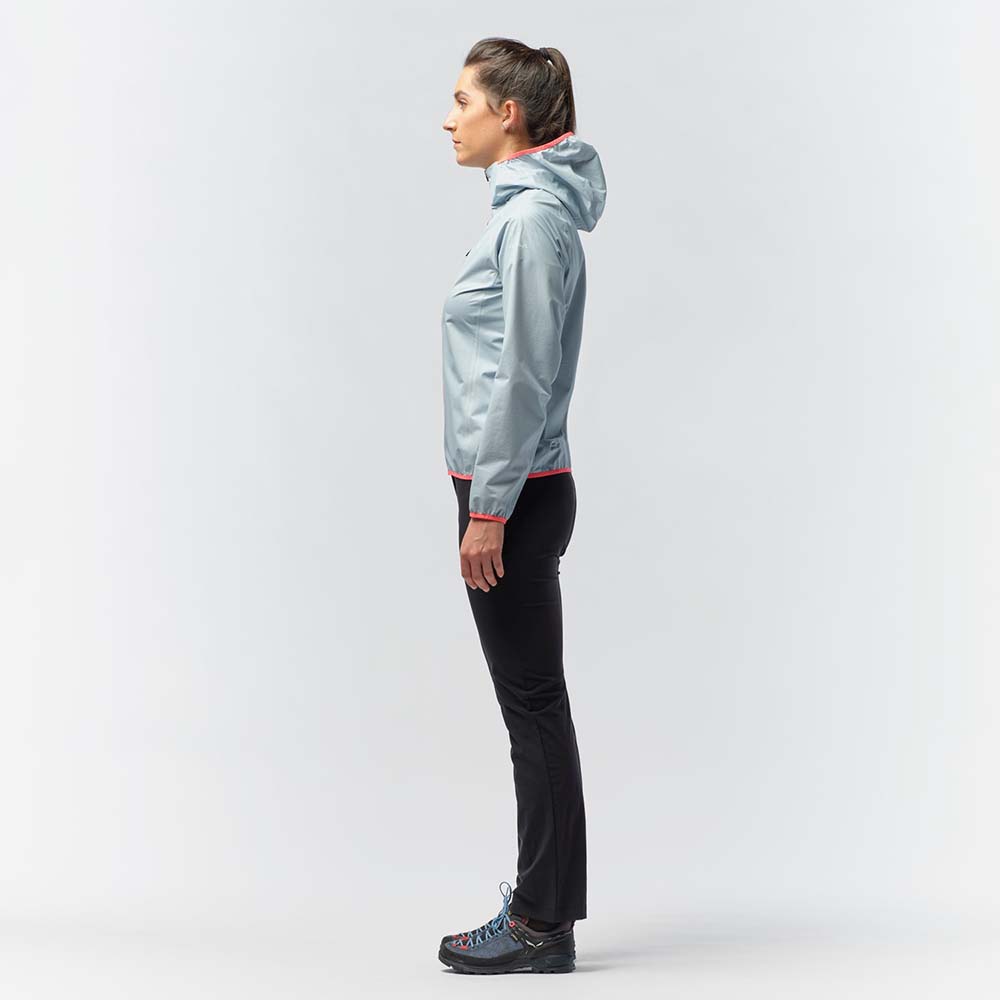 Salewa Puez Light Powertex Hardshell Blue Women Jacket