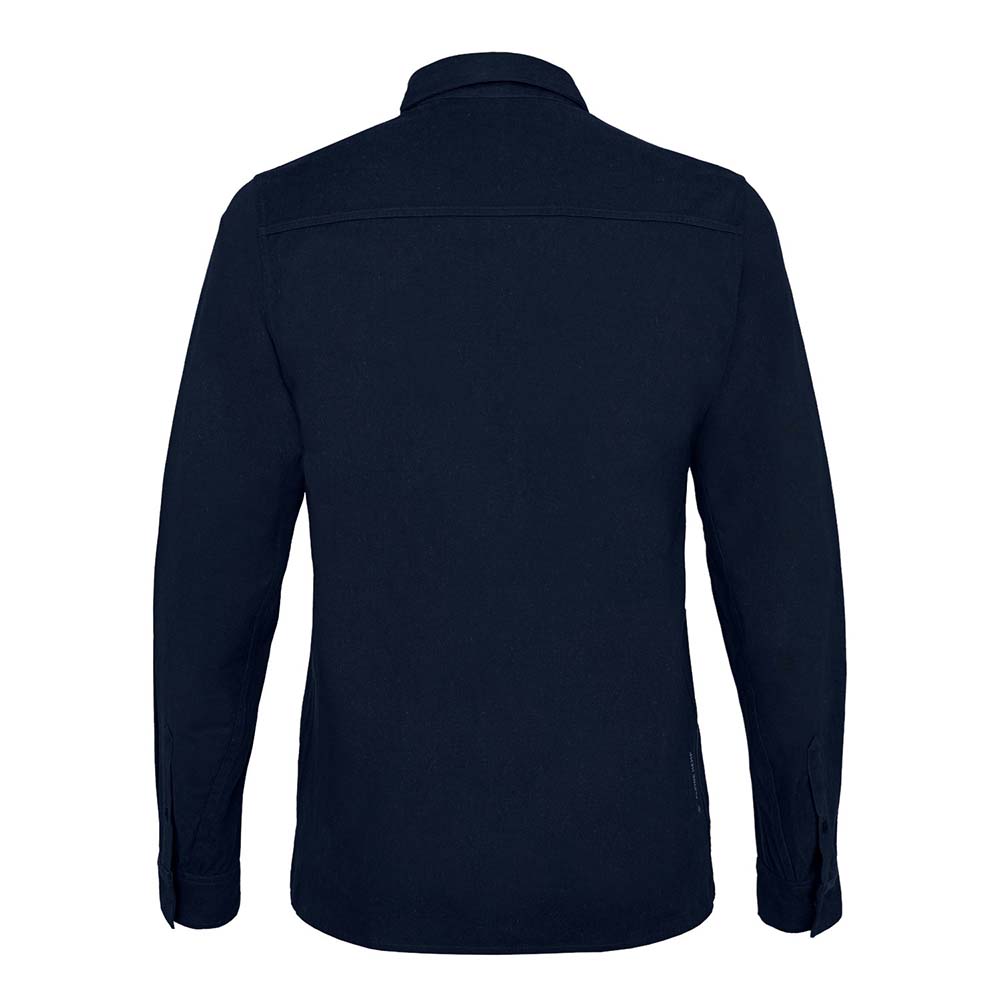 Salewa Fanes Hemp Navy Blue Men Shirts