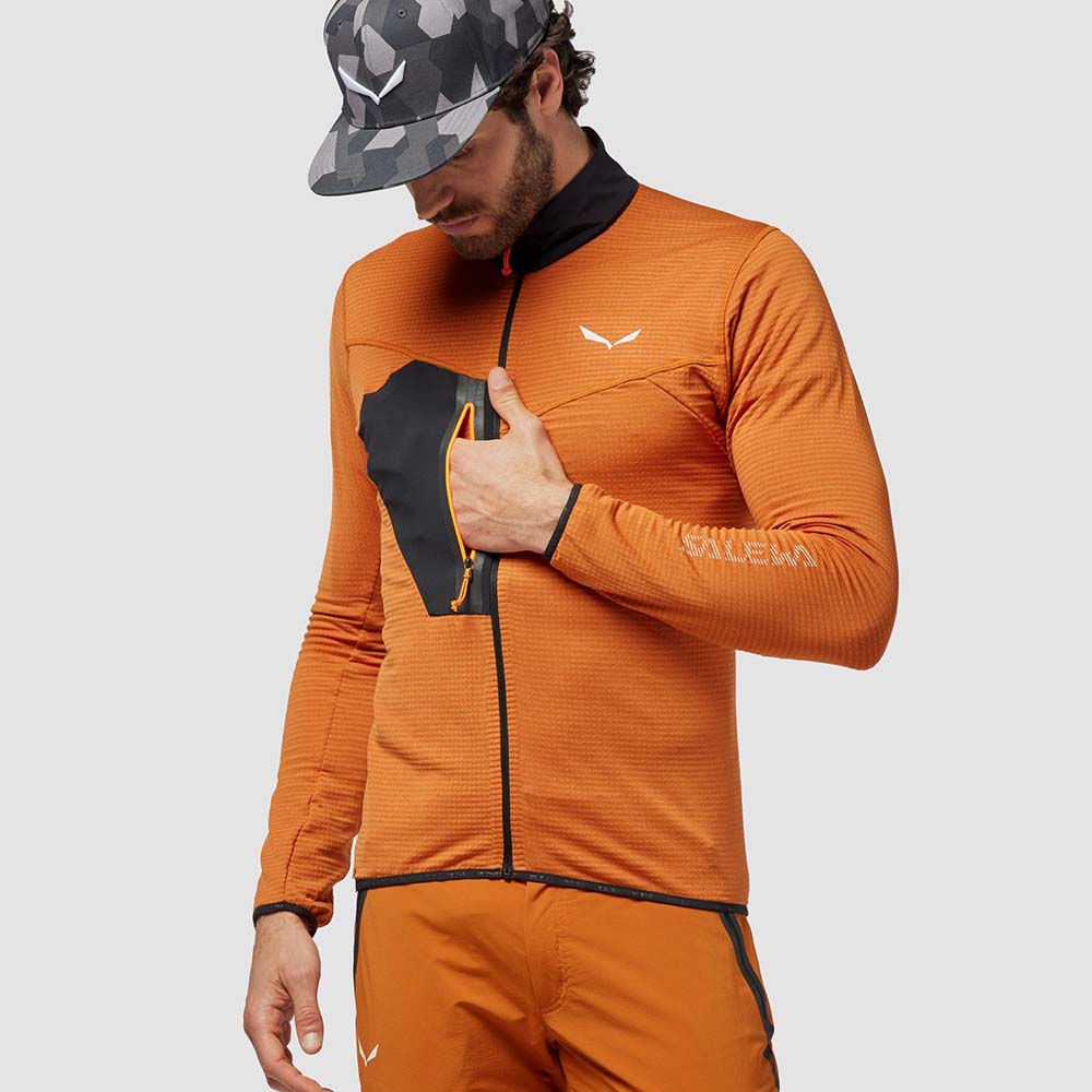 Salewa Pedroc Polarlite Orange Men Jacket