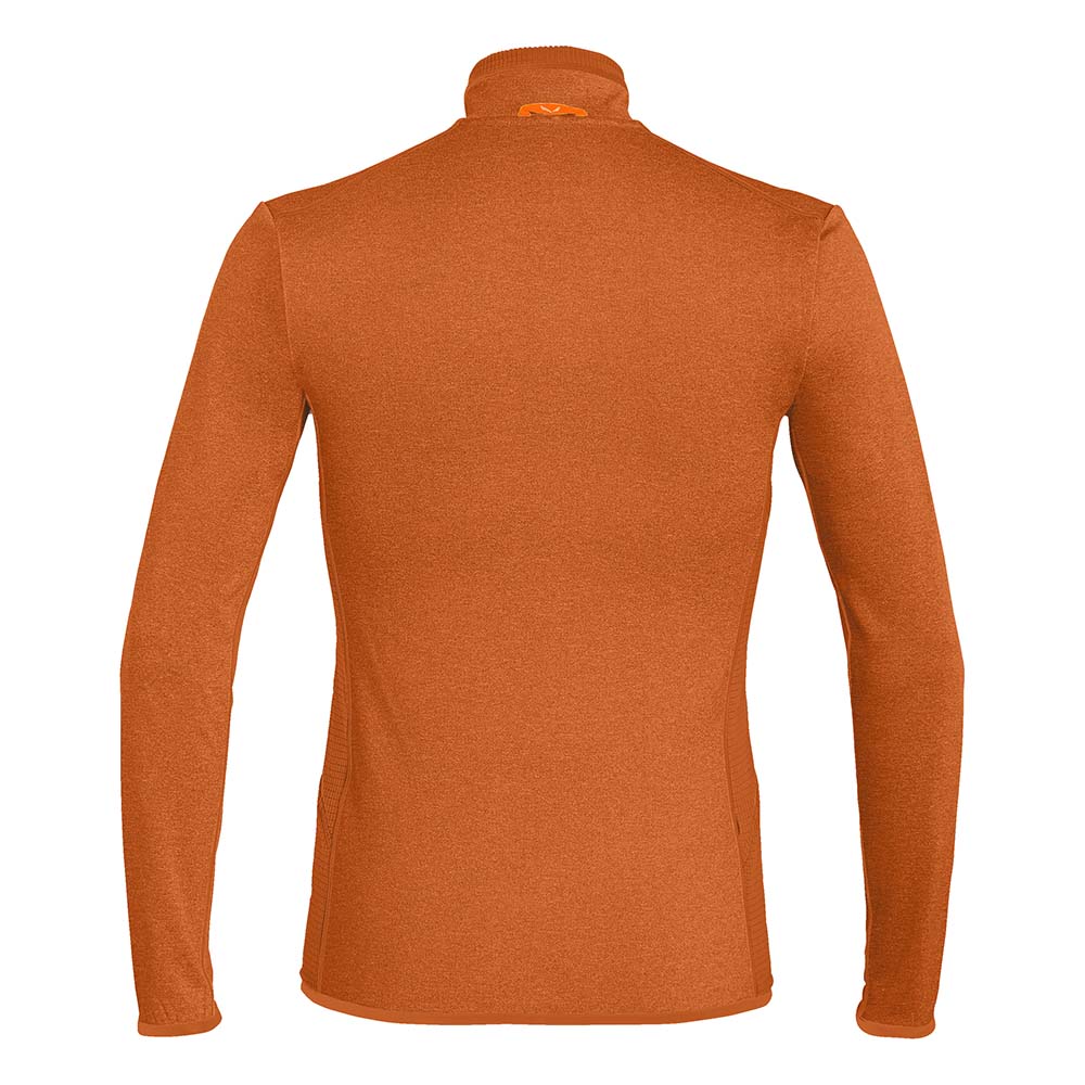 Salewa Puez Hybrid Polarlite Fleece Orange Men Tops