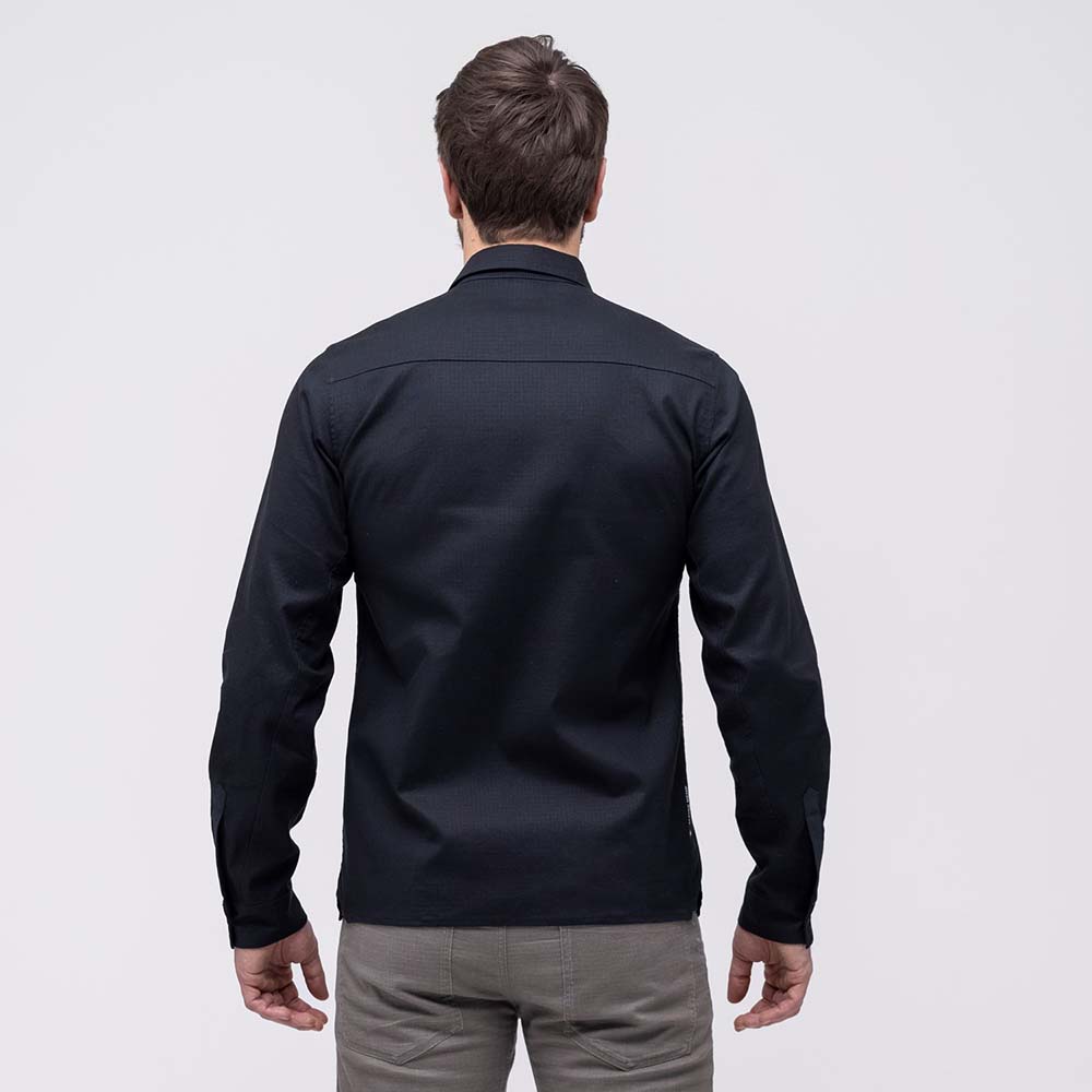 Salewa Alpine Hemp Long Sleeve Black Men Shirts