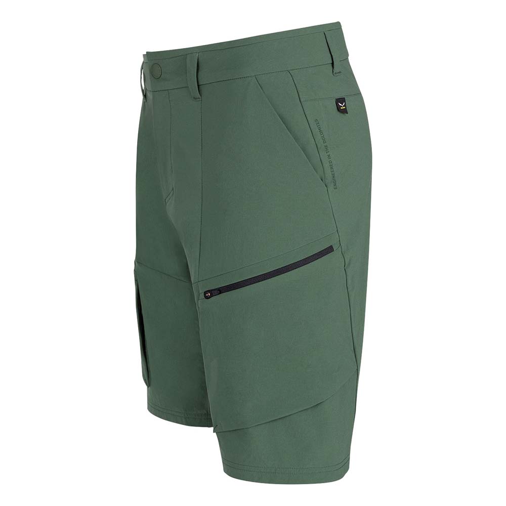 Salewa Puez Durastretch Cargo Green Men Shorts