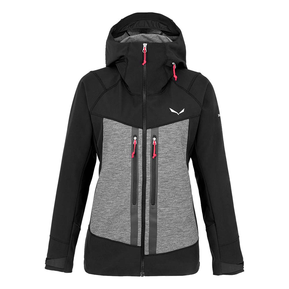 Salewa Comici Stormwall/Durastretch Softshell Black Women Jacket