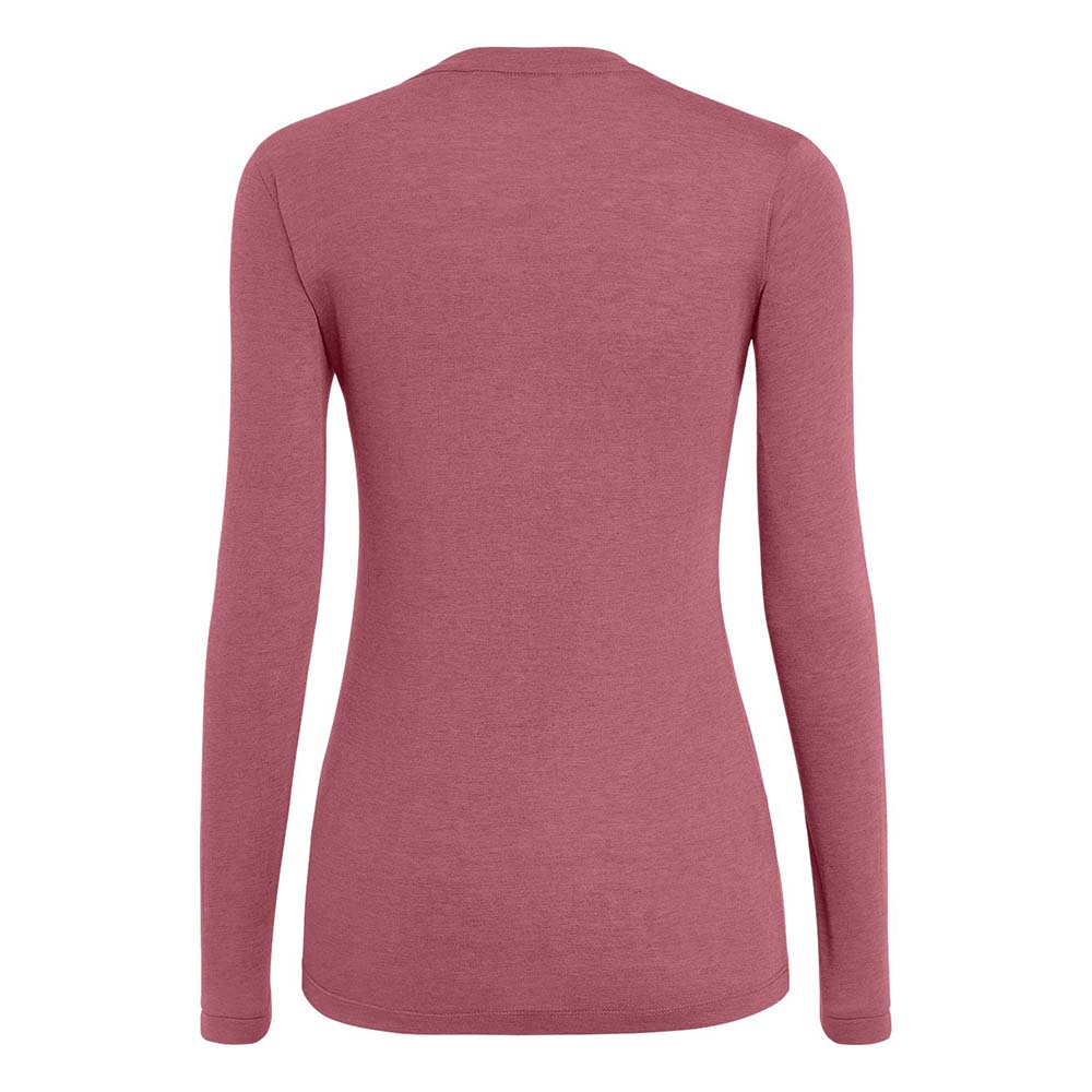 Salewa Solidlogo Dry Long Sleeve Pink Women T-Shirts