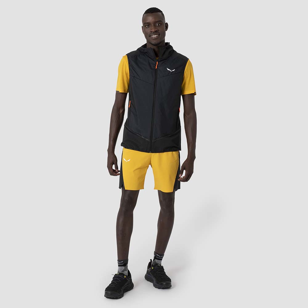 Salewa Pedroc Durastretch Wool Yellow/Gold Men Shorts