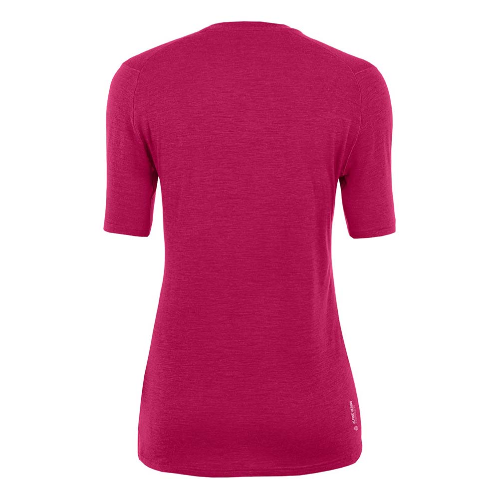 Salewa Pure Logo Alpine Merino Responsive Violet/Red Women T-Shirts