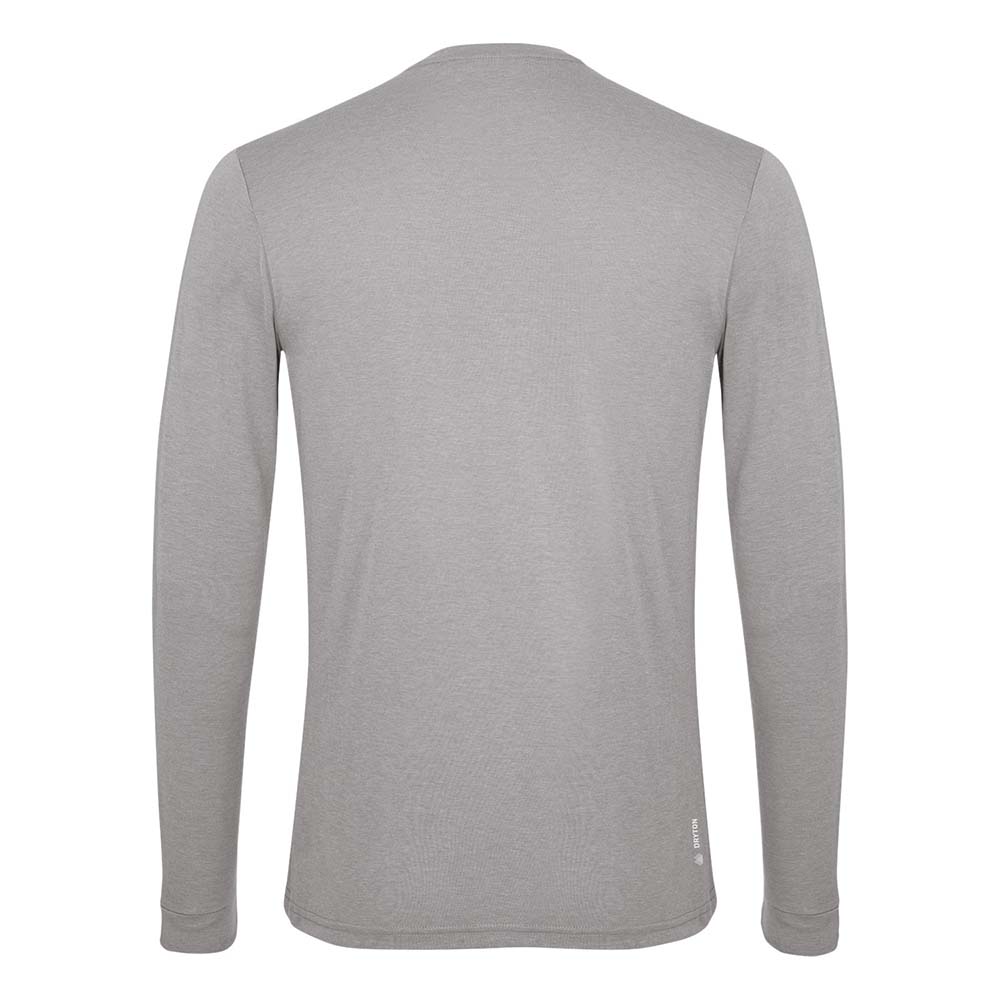 Salewa Solidlogo Dry Long Sleeve Grey Men T-Shirts