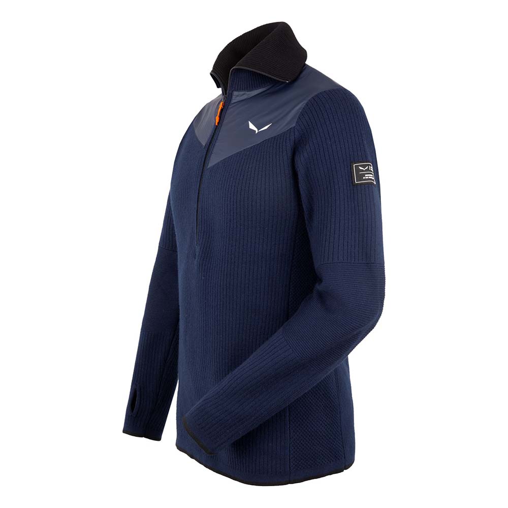 Salewa Sella Alpine Merino Navy Blue Men Pullover