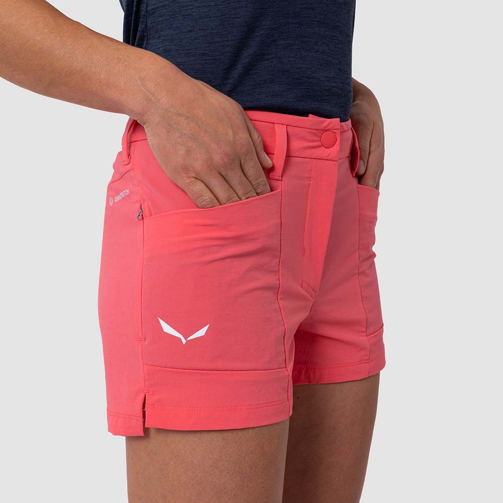 Salewa Puez Durastretch Cargo Pink Women Shorts