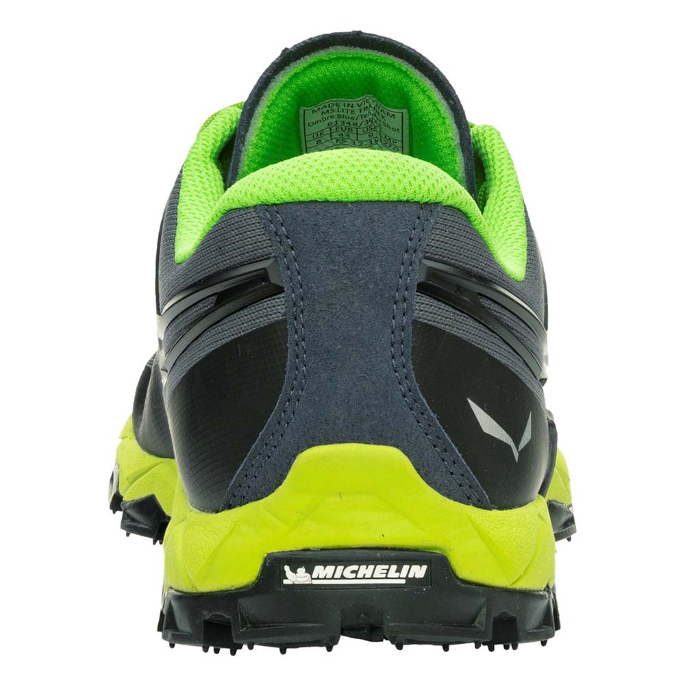 Salewa Lite Train K Green/Blue Men Speed Hiking Shoes