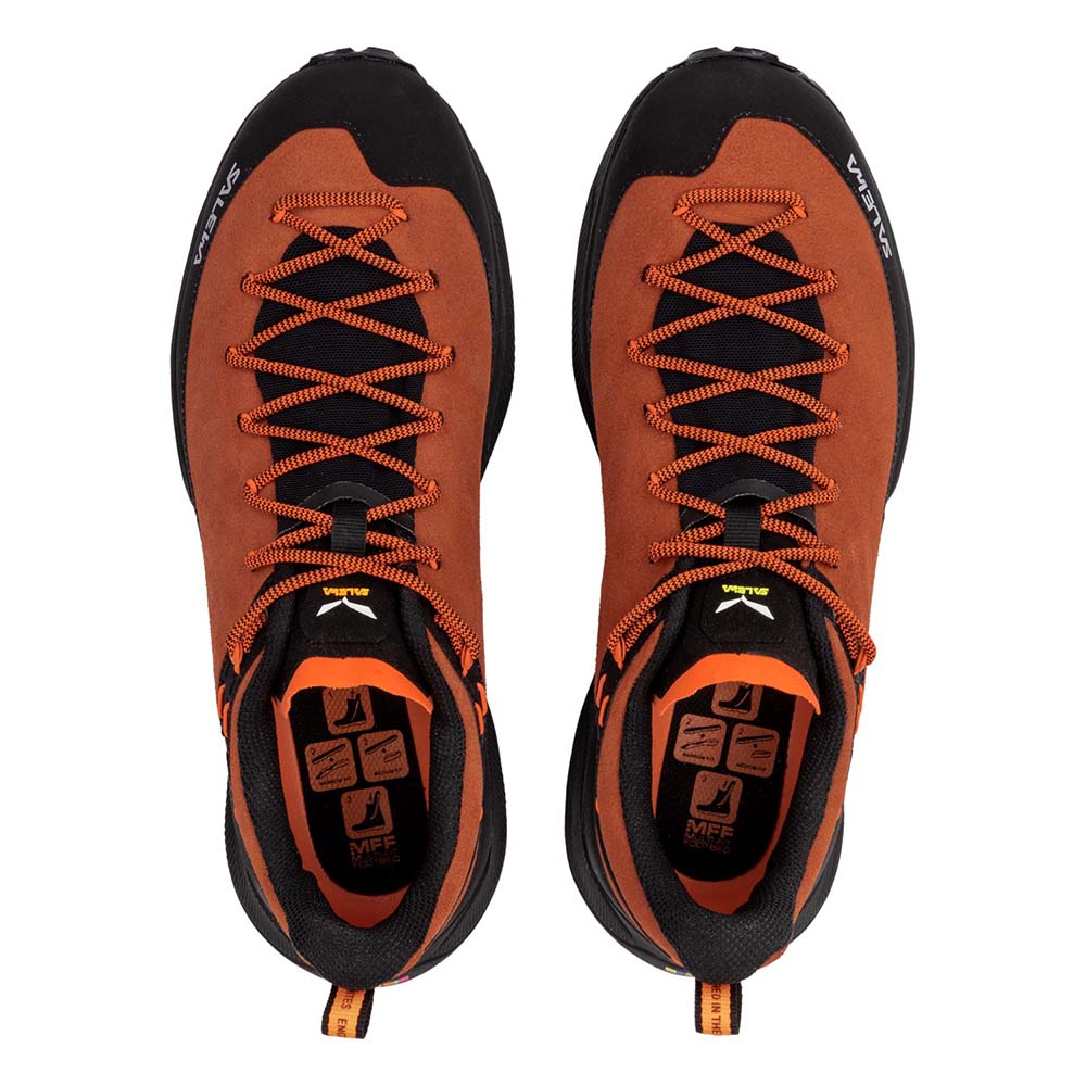 Salewa Dropline Leather Orange/Black Men Shoes