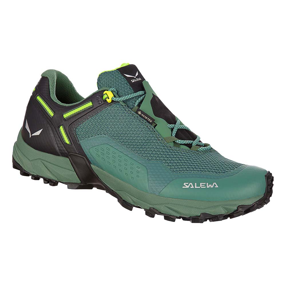 Salewa MS Speed Beat GTX Green/Blue Men Speed Hiking Shoes
