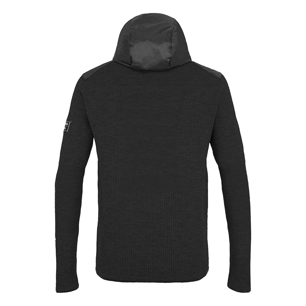 Salewa Fanes Engineered Merino Hybrid Black Men Jacket