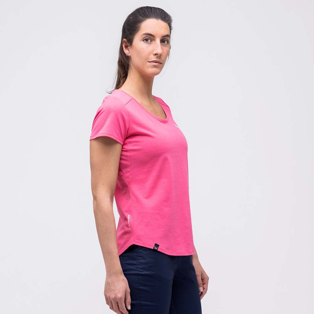 Salewa Alpine Hemp Graphic Violet/Rose Women T-Shirts