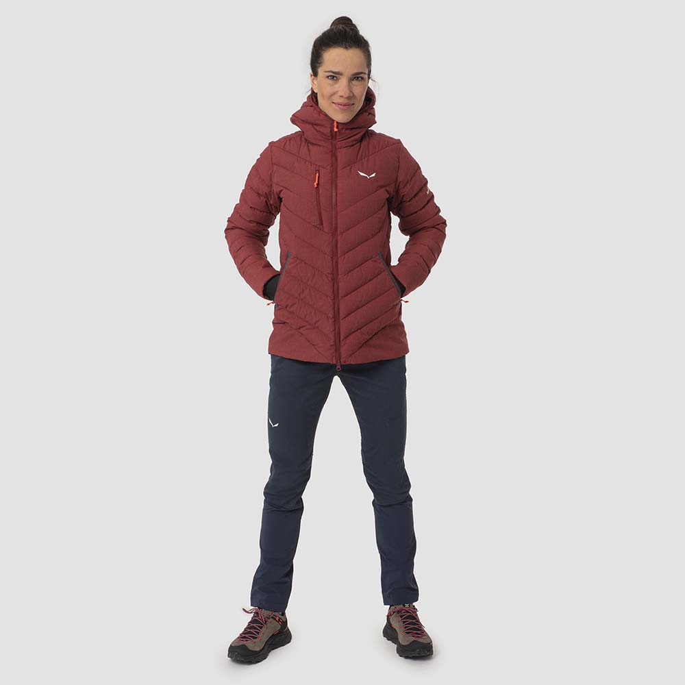 Salewa Raiser Medium RDS Red Women Down Jacket