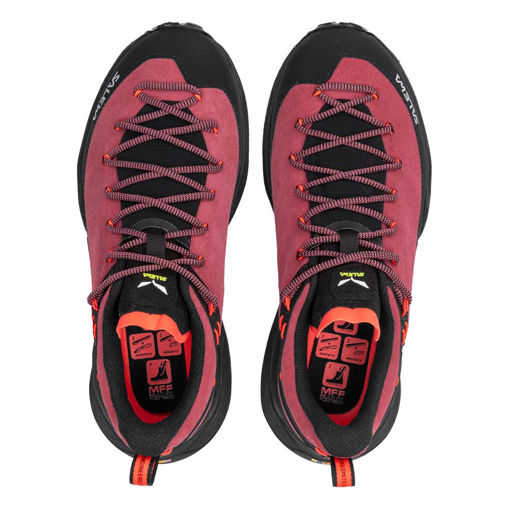 Salewa Dropline Leather Pink/Black Women Hiking Shoes