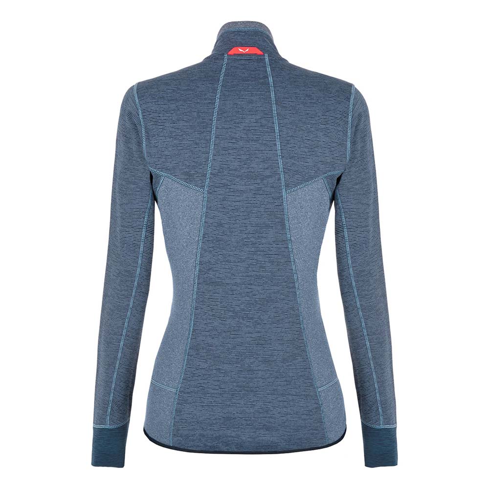 Salewa Puez Melange 2 Polarlite Flecce Navy Blue Women Tops