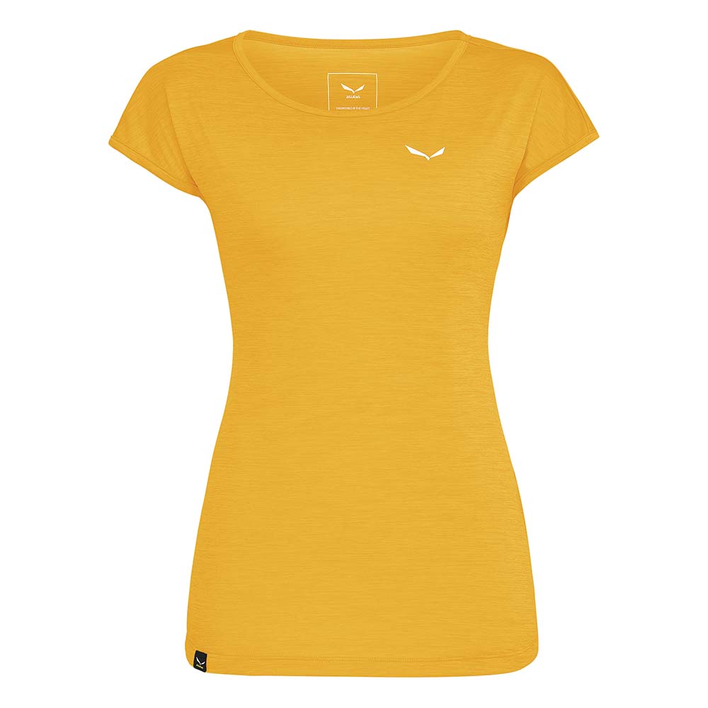 Salewa Puez Melange Dry Yellow/Gold Women T-Shirts