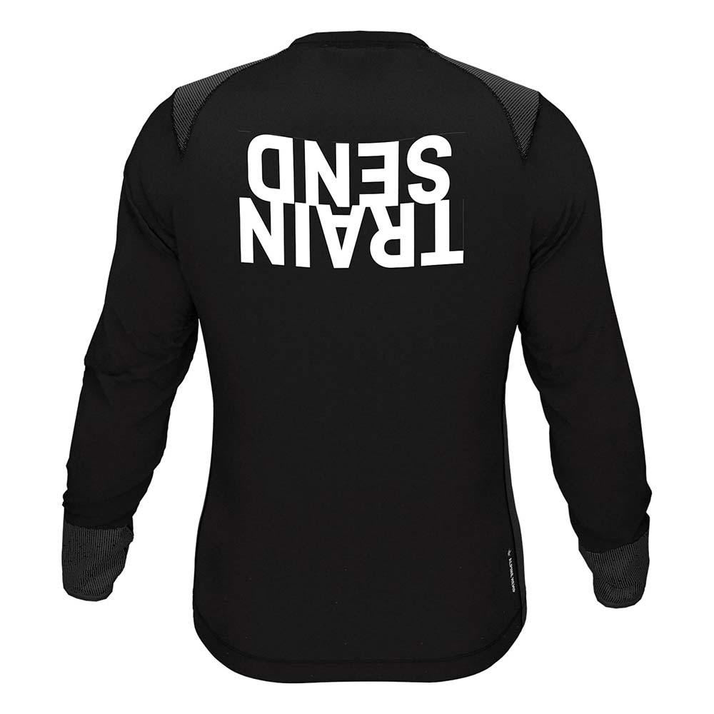 Salewa Alpine Hemp Graphic Long Sleeve Black Men T-Shirts