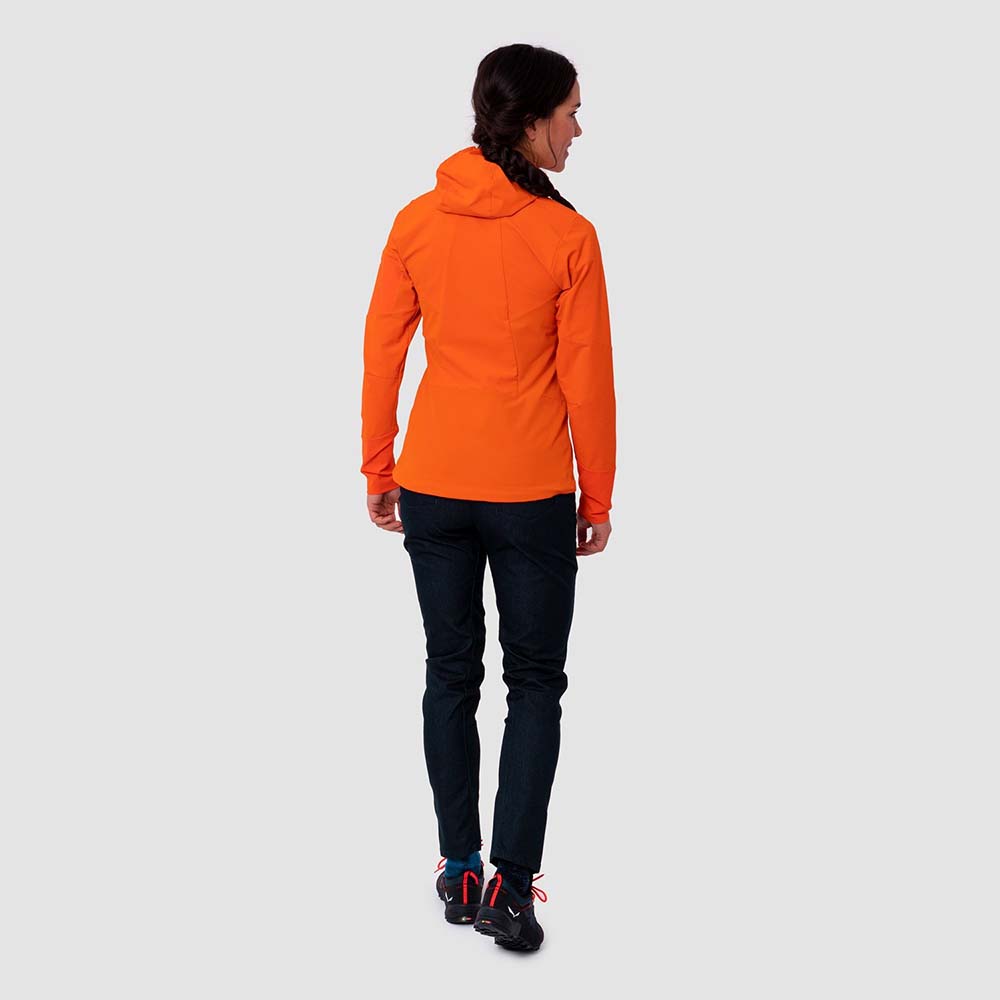 Salewa Agner Durastretch Red Orange Women Jacket