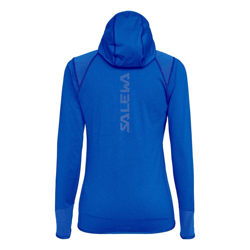 Salewa Agner Hybrid Polarlite Durastretch Blue Women Hooded Jacket