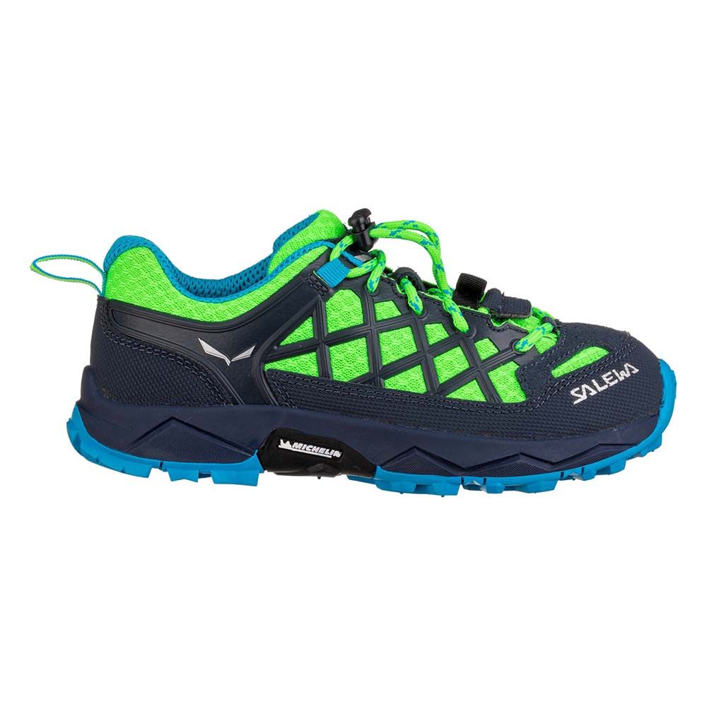 Salewa Wildfire Blue/Green Kids Shoes
