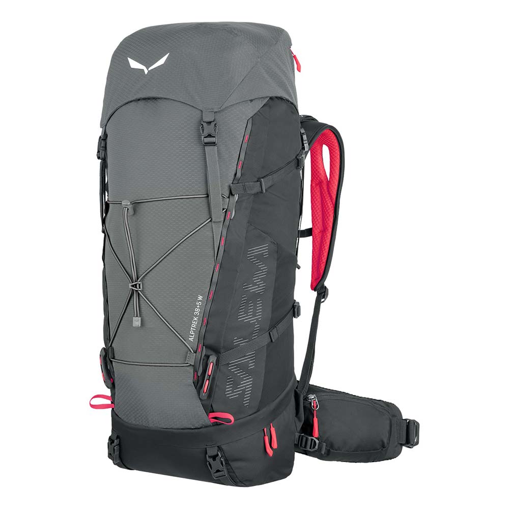 Salewa Alptrek 38+5 L Grey/Coral Women Backpack