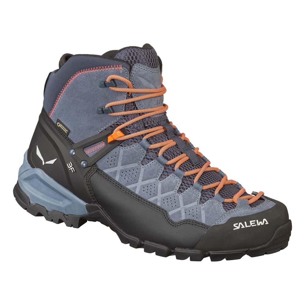Salewa MS ALP Trainer Mid GTX Grey/Orange Men Hiking Shoes
