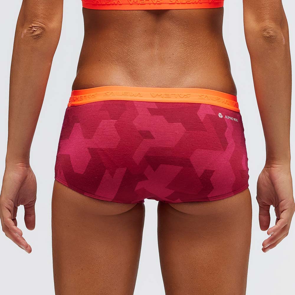 Salewa Cristallo Warm Alpine Merino Responsive Violet/Red Women Panties