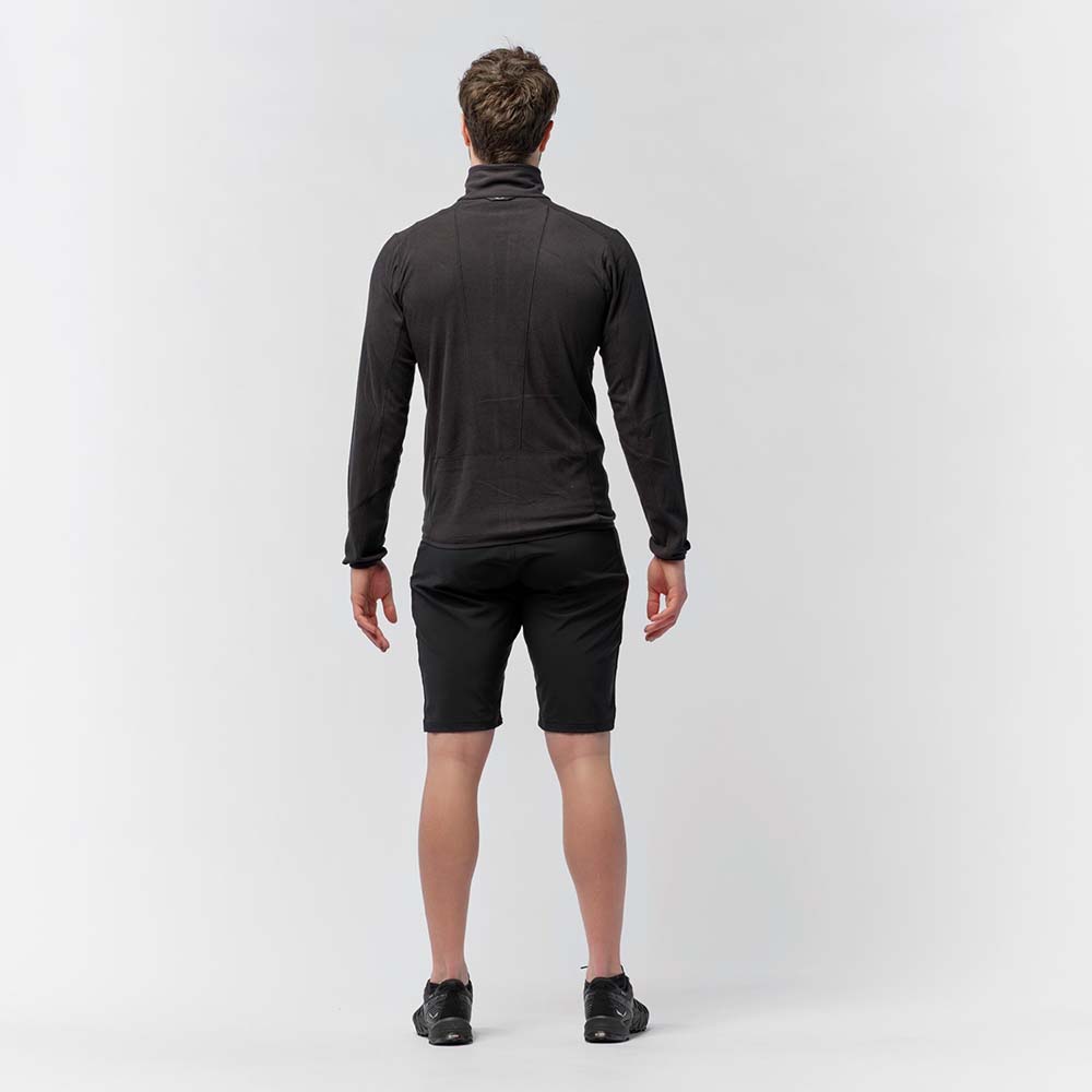 Salewa Plose 5 Polarlite Full-Zip Black Men Tops