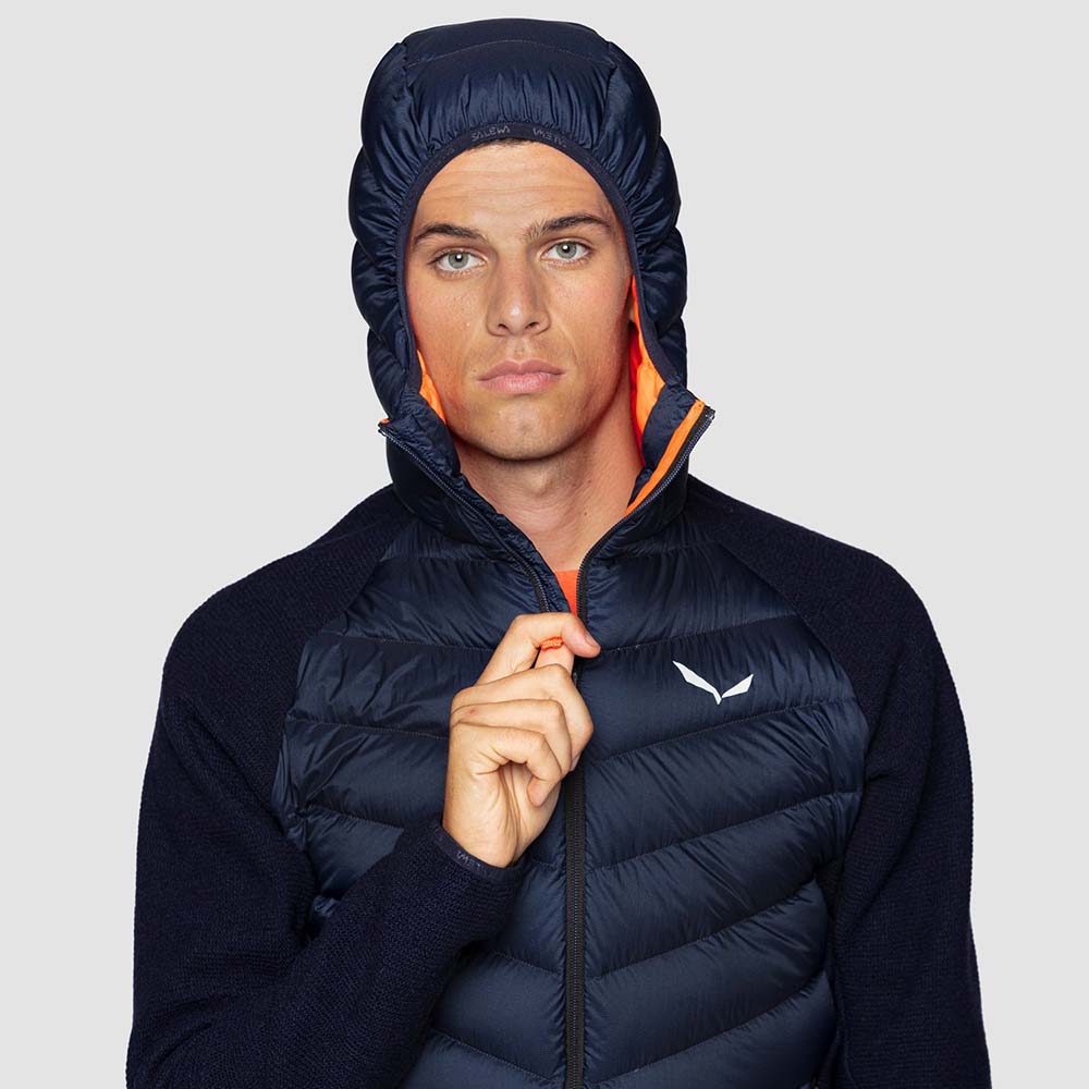 Salewa Fanes Sarner Down Hybrid Navy Blue Men Jacket