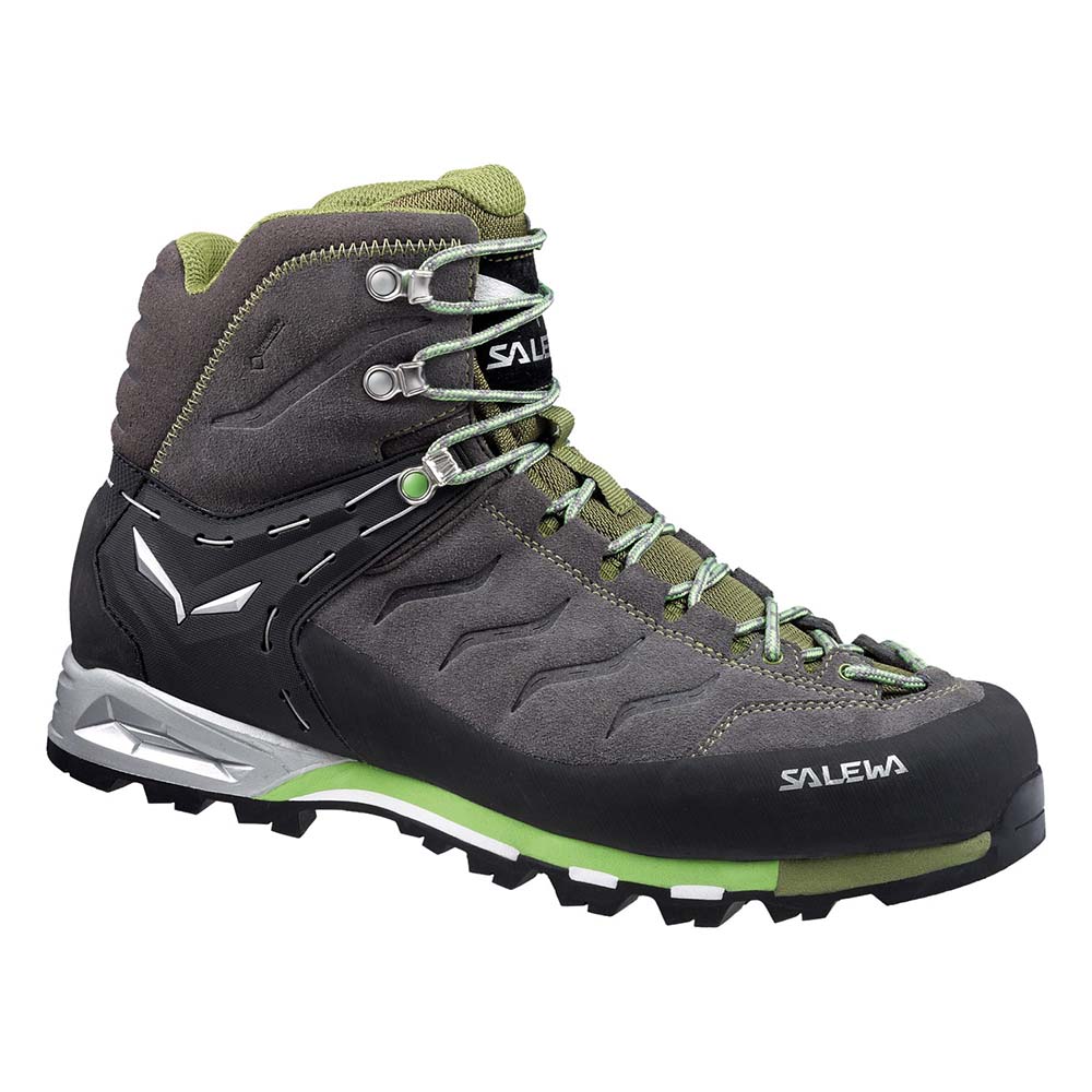 Salewa Mountain Trainer Mid GTX Grey/Emerald Men Hiking Shoes