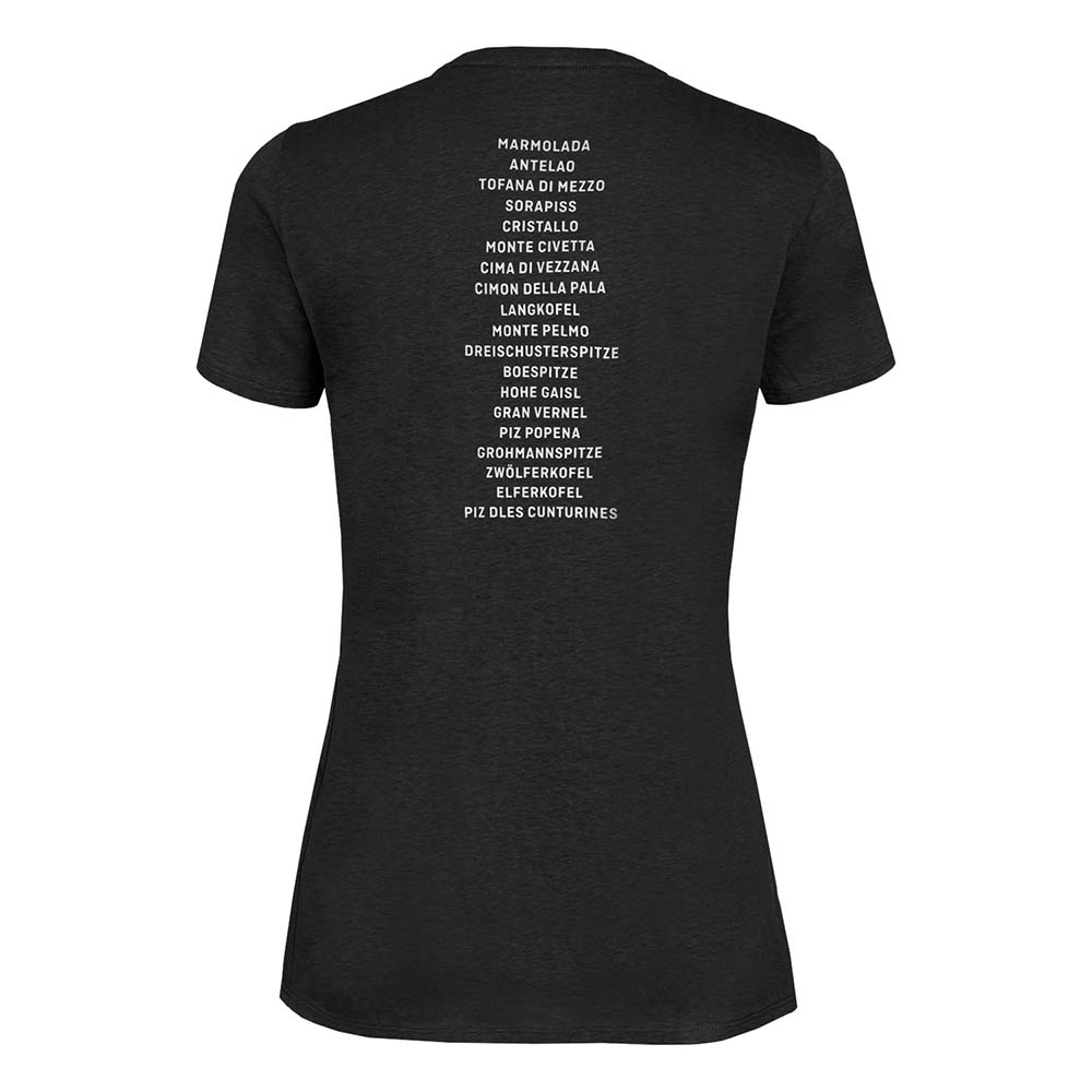 Salewa Pure Dolomites Hemp Black Women T-Shirts