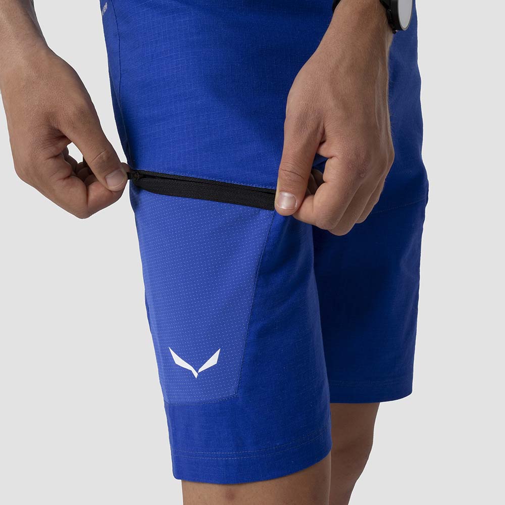 Salewa Alpine Hemp Cargo Blue Men Shorts