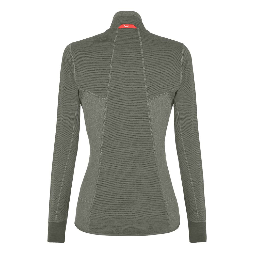 Salewa Puez Melange 2 Polarlite Flecce Brown Women Tops