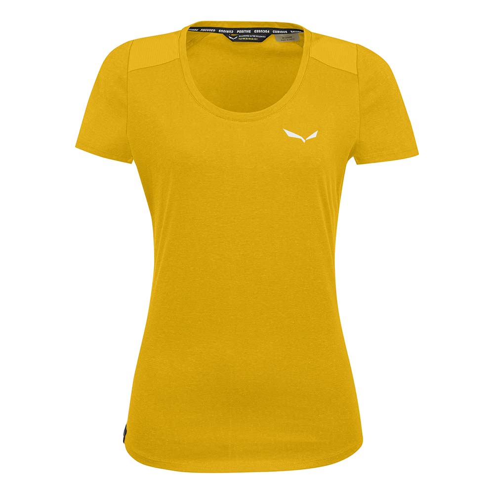 Salewa Alpine Hemp Graphic Yellow/Gold Women T-Shirts