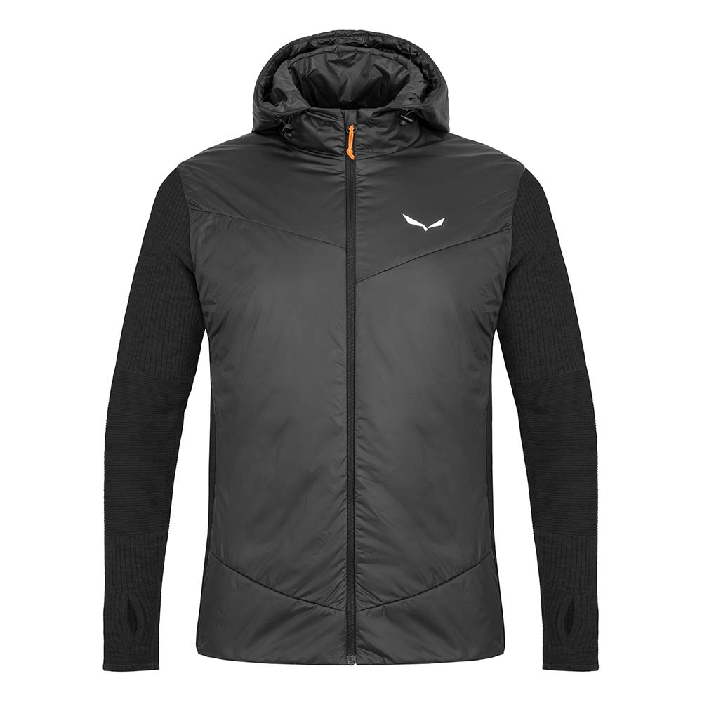 Salewa Fanes Engineered Merino Hybrid Black Men Jacket