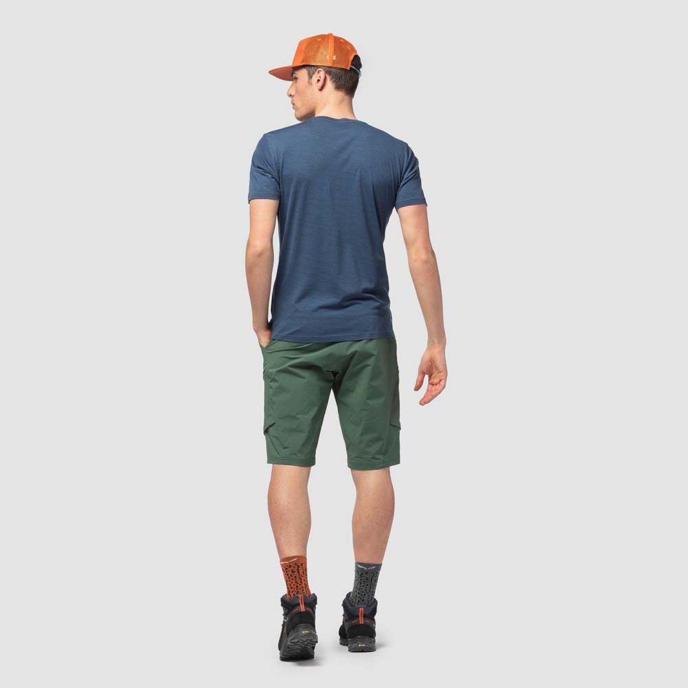 Salewa Puez Durastretch Cargo Green Men Shorts