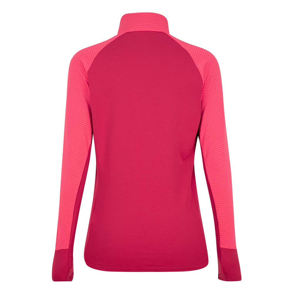 Salewa Vajolet Polarlite Responsive Half Zip Fleece Pink Women Tops