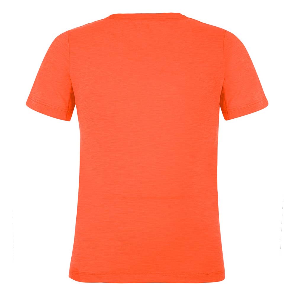 Salewa Graphic Dryton Short Sleeve Red Orange Kids T-Shirts